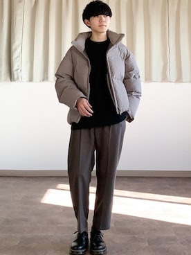 「着回しなら任せて」｜れいたさん（メンズ・167cm）の秋コーディネート