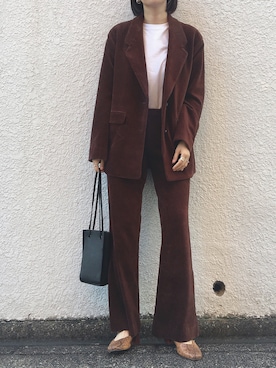 Rinoさん（レディース・168cm）の秋コーディネート