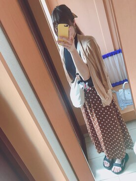 「AVAN LILY（アヴァンリリィ）のアイテム（ワンピース/ドレス）」を使った、Honnu◎さん（レディース・169cm）の夏コーディネート