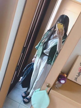「夏×秋」｜Honnu◎さん（レディース・169cm）の秋コーディネート