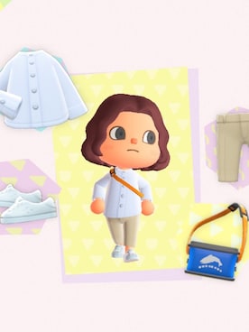 「AnimalCrossing」｜わおさん（レディース・158cm）の春コーディネート
