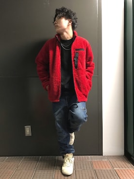 「フリースジャケット」｜Syunさん（メンズ・165cm）の秋コーディネート