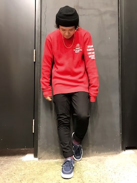 「スポーツコーデ」｜Syunさん（メンズ・165cm）の冬コーディネート
