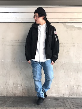 Syunさん（メンズ・165cm）の春コーディネート