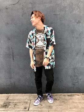 「AVIREXMILITARYCAMP」｜Syunさん（メンズ・165cm）の夏コーディネート