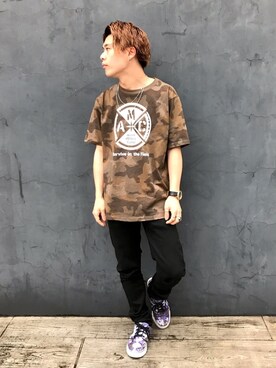「AVIREXMILITARYCAMP」｜Syunさん（メンズ・165cm）の夏コーディネート