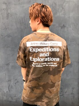 「AVIREXMILITARYCAMP」｜Syunさん（メンズ・165cm）の夏コーディネート
