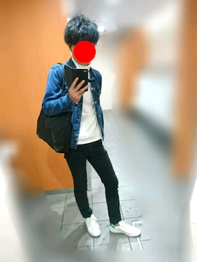 「アイテム（アンダーウェア）」を使った、翔斗さん（メンズ・169cm・10代）の秋コーディネート