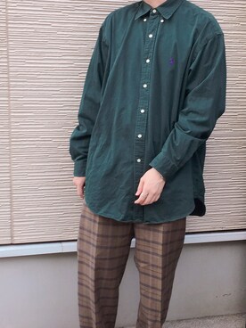 「Ralph Lauren」｜「アイテム（アナログ腕時計）」を使った、ryuseiさん（メンズ・173cm）の春コーディネート