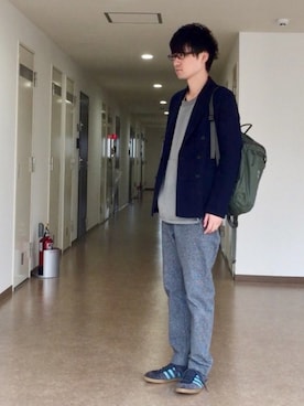 「BRILLA per il gusto（ブリッラペルイルグースト）のアイテム（ジャケット/アウター）」を使った、おせりさん（メンズ・173cm）の秋コーディネート