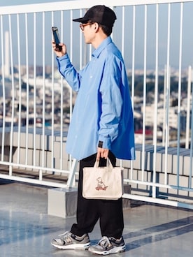 「BEAMS（ビームス）のBEAMS / 6パネル キャップ（キャップ）」を使った、kurashinoiyashiさん（メンズ・160cm）の秋コーディネート