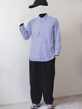 「Libra Cue（リブラ キュー）のアイテム」を使った、kurashinoiyashiさん（メンズ・160cm）の春コーディネート