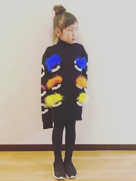 「BIGBANG」｜mayuさん（キッズ・110cm）の冬コーディネート