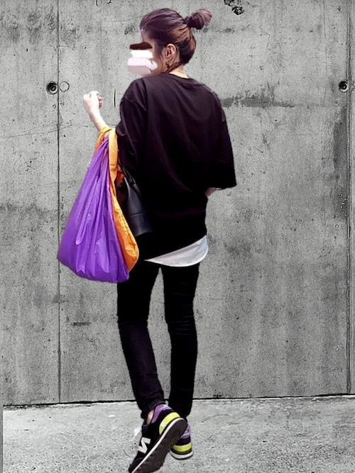 M ドン キホーテのエコバッグを使ったコーディネート Wear