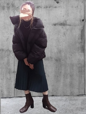 「moment+」｜「アイテム（アクセサリー）」を使った、M★★★さん（レディース・156cm）の秋コーディネート