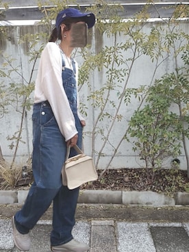 「キャップ女子」｜M★★★さん（レディース・156cm）の春コーディネート