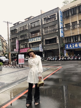 「PULL&BEAR（プルアンドベア）のアイテム（ワンピース/ドレス）」を使った、aishueiさん（レディース・153cm）の秋コーディネート
