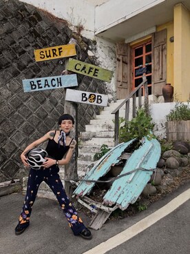 「BEAMS（ビームス）のアイテム（アナログ腕時計）」を使った、aishueiさん（レディース・153cm）の秋コーディネート