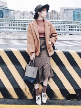 「minis mode（ミニモード）のアイテム」を使った、如如RuRuさん（レディース・152cm）の春コーディネート