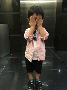 a.k85さん（キッズ・100cm）の冬コーディネート