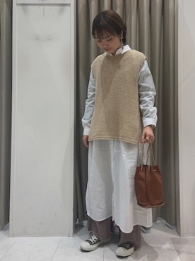 「Te chichi TERRASSE」｜「アイテム（ワンピース/ドレス）」を使った、ｳ ｯ ﾃﾞｨさん（レディース・153cm）の春コーディネート