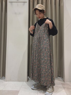 「Te chichi（テチチ）のアイテム（デニムジャケット）」を使った、ｳ ｯ ﾃﾞｨさん（レディース・153cm）の春コーディネート