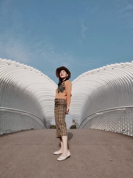 「Lily（リリイ）のアイテム」を使った、shengchungさん（レディース・160cm）の秋コーディネート