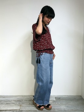 「179/WG（イチナナキュウダブルジー）のアイテム」を使った、ニコルさん（レディース・164cm）の春コーディネート