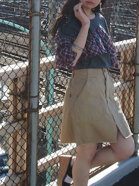 「179/WG（イチナナキュウダブルジー）のアイテム」を使った、ニコルさん（レディース・164cm）の夏コーディネート