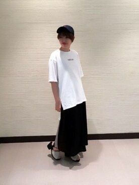 「179/WG（イチナナキュウダブルジー）のアイテム（帽子）」を使った、ニコルさん（レディース・164cm）の秋コーディネート