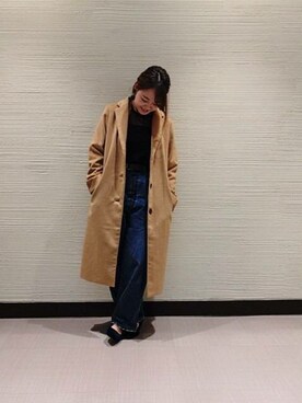 「179/WG（イチナナキュウダブルジー）のアイテム（その他アウター）」を使った、ニコルさん（レディース・164cm）の秋コーディネート