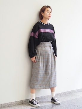 「179/WG（イチナナキュウダブルジー）のアイテム」を使った、ニコルさん（レディース・160cm）の秋コーディネート