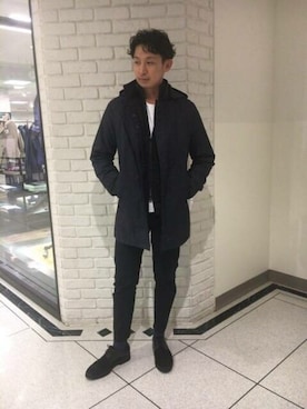 「オフィススタイル」｜「アイテム（ブルゾン）」を使った、ニコルさん（メンズ・175cm）の秋コーディネート