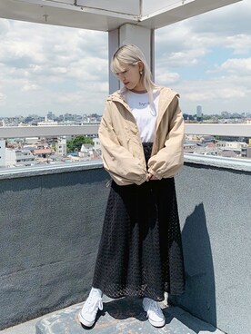 「179/WG（イチナナキュウダブルジー）のアイテム（ブルゾン）」を使った、ニコルさん（レディース・164cm）の秋コーディネート