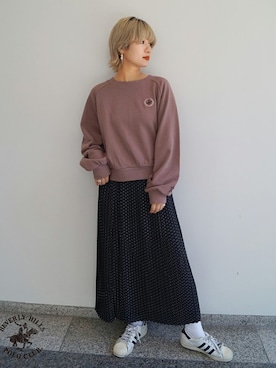 「179/WG（イチナナキュウダブルジー）のアイテム」を使った、ニコルさん（レディース・164cm）の秋コーディネート