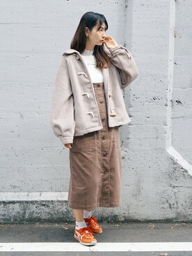 「179/WG（イチナナキュウダブルジー）のアイテム（ジャケット/アウター）」を使った、ニコルさん（レディース・164cm）の秋コーディネート