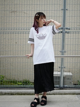 サンダルを使った アディダス Adidas のレディース人気ファッションコーディネート Wear