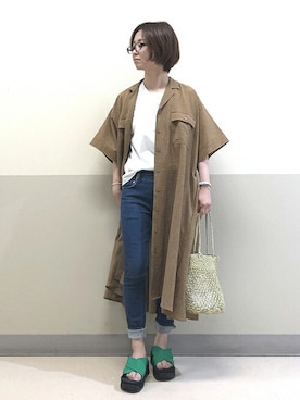 ニコルさん（レディース・156cm）の夏コーディネート