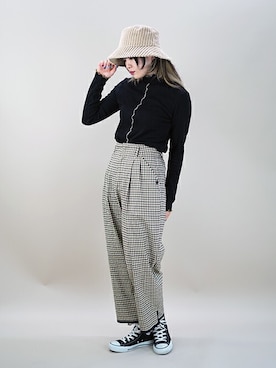 「179/WG（イチナナキュウダブルジー）のアイテム」を使った、ニコルさん（レディース・165cm）の夏コーディネート