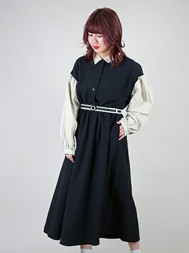 「179/WG（イチナナキュウダブルジー）のアイテム」を使った、ニコルさん（レディース・158cm）の夏コーディネート