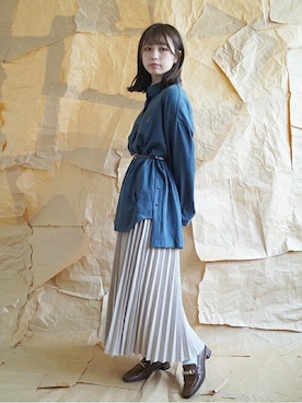 「179/WG（イチナナキュウダブルジー）のアイテム」を使った、ニコルさん（レディース・158cm）の秋コーディネート