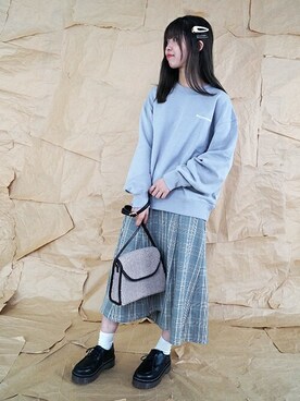 「179/WG（イチナナキュウダブルジー）のアイテム」を使った、ニコルさん（レディース・156cm）の秋コーディネート