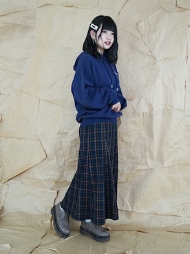 「179/WG（イチナナキュウダブルジー）のアイテム」を使った、ニコルさん（レディース・155cm）の秋コーディネート