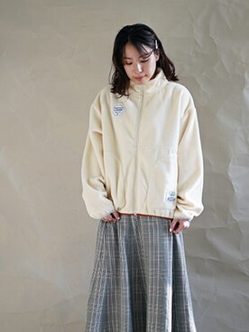 「179/WG（イチナナキュウダブルジー）のアイテム（ジャケット/アウター）」を使った、ニコルさん（レディース・154cm）の秋コーディネート