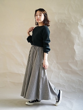 ニコルさん（レディース・154cm）の秋コーディネート