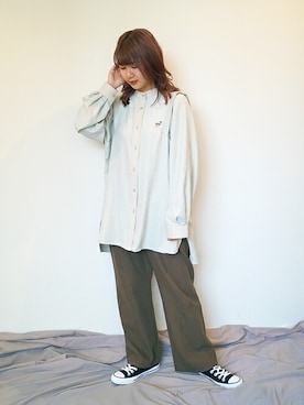 「179/WG（イチナナキュウダブルジー）のアイテム」を使った、ニコルさん（レディース・158cm）の秋コーディネート