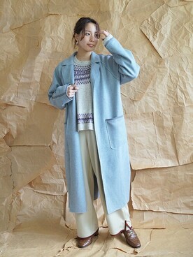 「179/WG（イチナナキュウダブルジー）のアイテム（その他アウター）」を使った、ニコルさん（レディース・154cm）の秋コーディネート