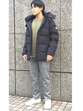 「Pyrenex（ピレネックス）のアイテム」を使った、ニコルさん（メンズ・178cm）の秋コーディネート