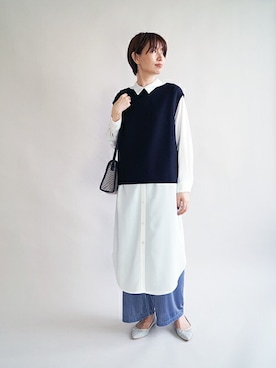 「179/WG（イチナナキュウダブルジー）のアイテム」を使った、ニコルさん（レディース・163cm）の秋コーディネート