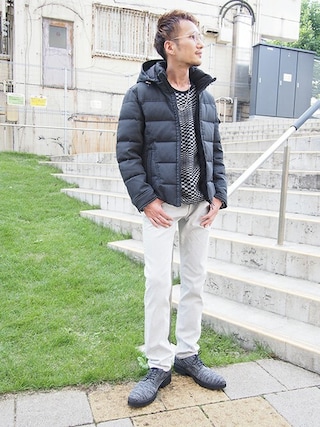 ニコルデニムフーデイダウンジャケット ショップスタッフ一押し DOWN BLOUSON | NICOLE ONLINE SHOP